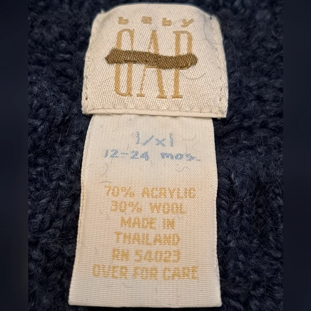 The Gap Holiday Little Boy's Wool Blend Sweater  1-2 Yrs